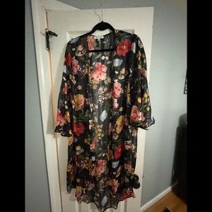 Grace and lace floral duster size S
